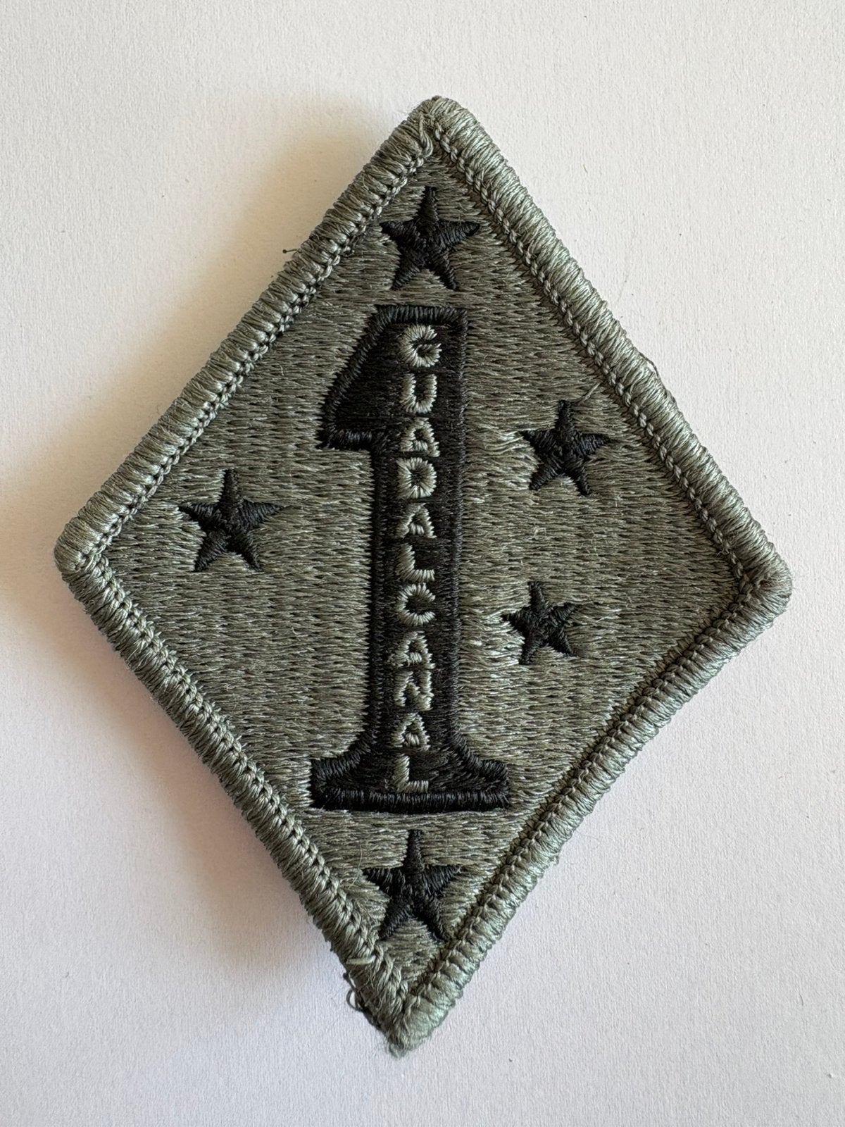 USMC 1st Marine Division OCP met velcro PATCH, Ophalen of Verzenden
