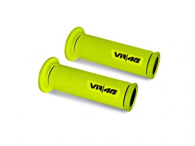 BARRACUDA PAIR OF UNIVERSAL VR46 YELLOW RUBBER GRIPS, Motoren, Floris versterlaan 65h  2316 DZ Leiden, Ophalen of Verzenden, Info@barracudamoto.nl