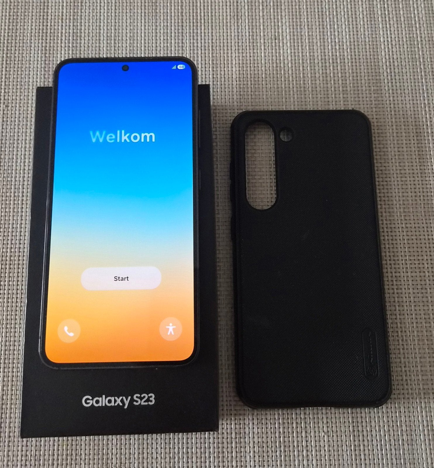 Samsung S23 256GB Phantom Black, Ophalen, Zwart, Zo goed als nieuw, Galaxy S23