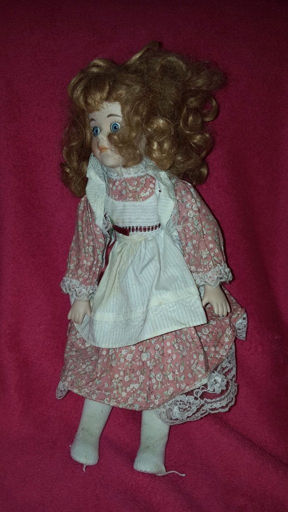 Pop, porselein, The Classique Collection, Lou, 40cm. 4A12, Verzamelen, Tweedehands verkoop, Tweedehands verkoop, Gebruikt, Ophalen of Verzenden