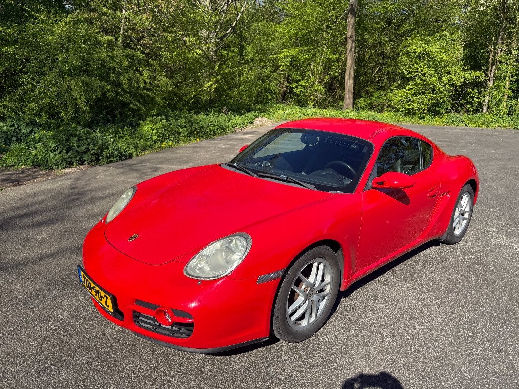 Porsche Cayman 2.7 handgeschakeld, Auto's, Achterwielaandrijving, Zwart, 2687 cc, Cayman