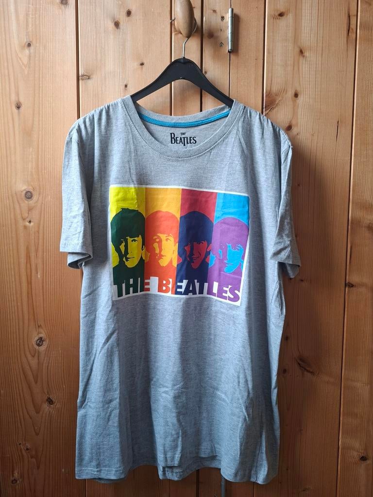The Beatles T-Shirt, Maat 52/54 (L), Verzenden, Zwart, Nieuw