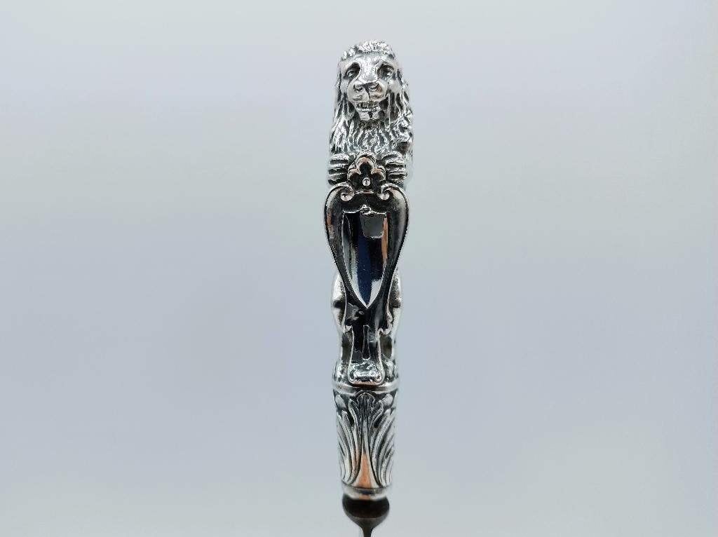 Zilveren mesheft met lemmet, B.W. van Eldik, Zutphen, 1925, Verzenden, Zilver
