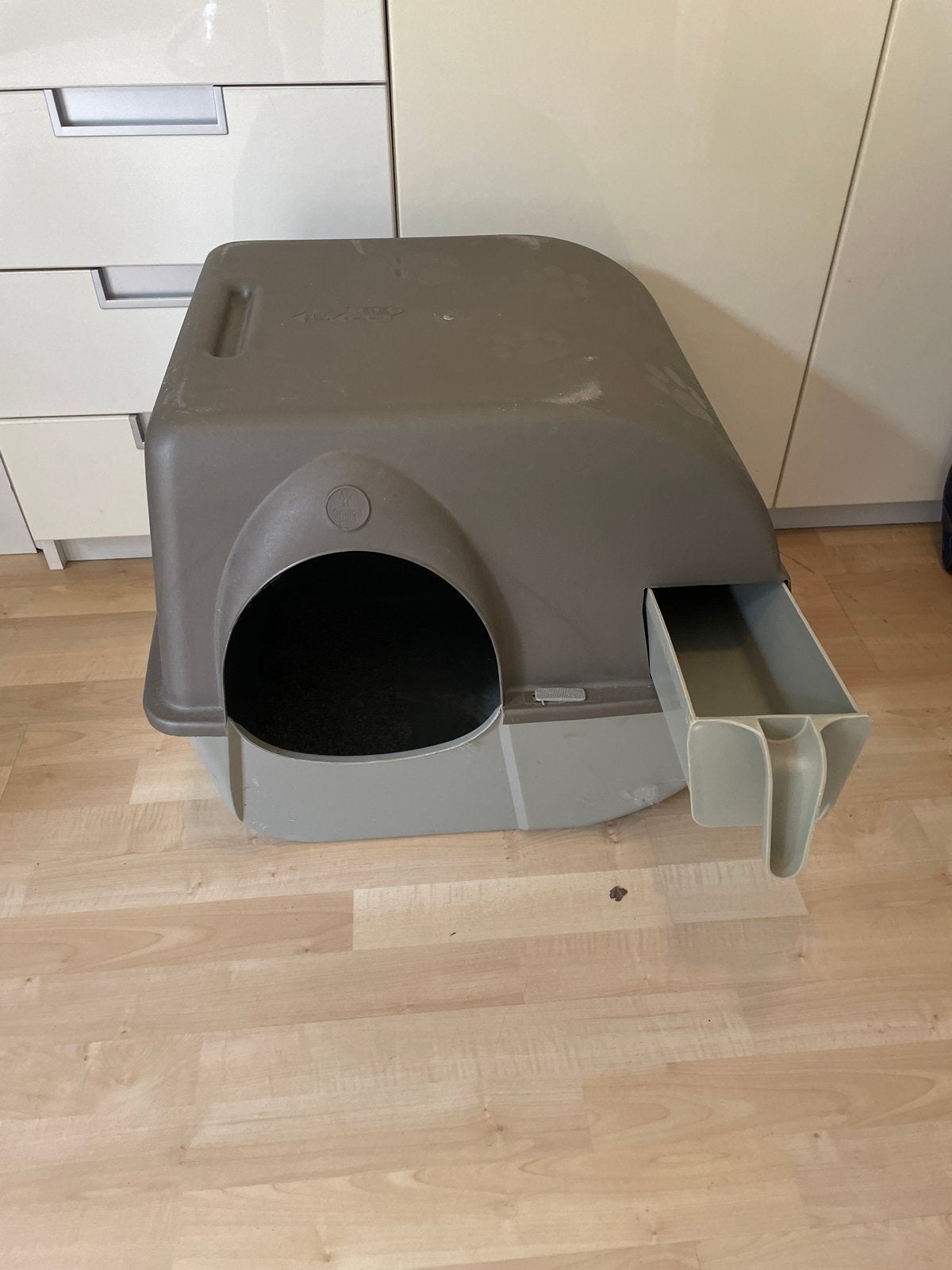 Kattenbak gratis af te halen, Ophalen