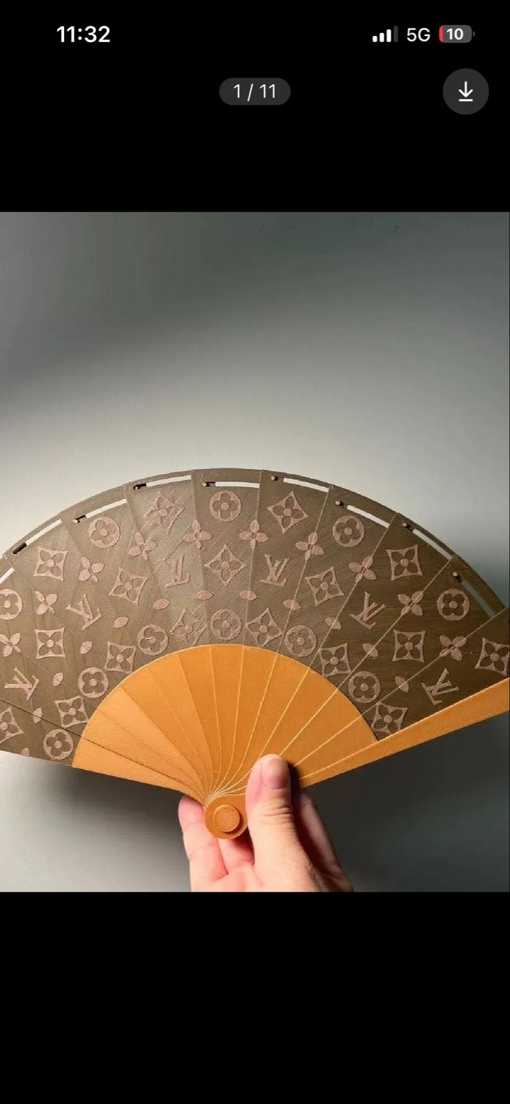 3D geprinte Louis Vuitton Decoratie, Huis en Inrichting, Woonaccessoires | Overige, Zwart, Nieuw, Kunststof, Ophalen of Verzenden