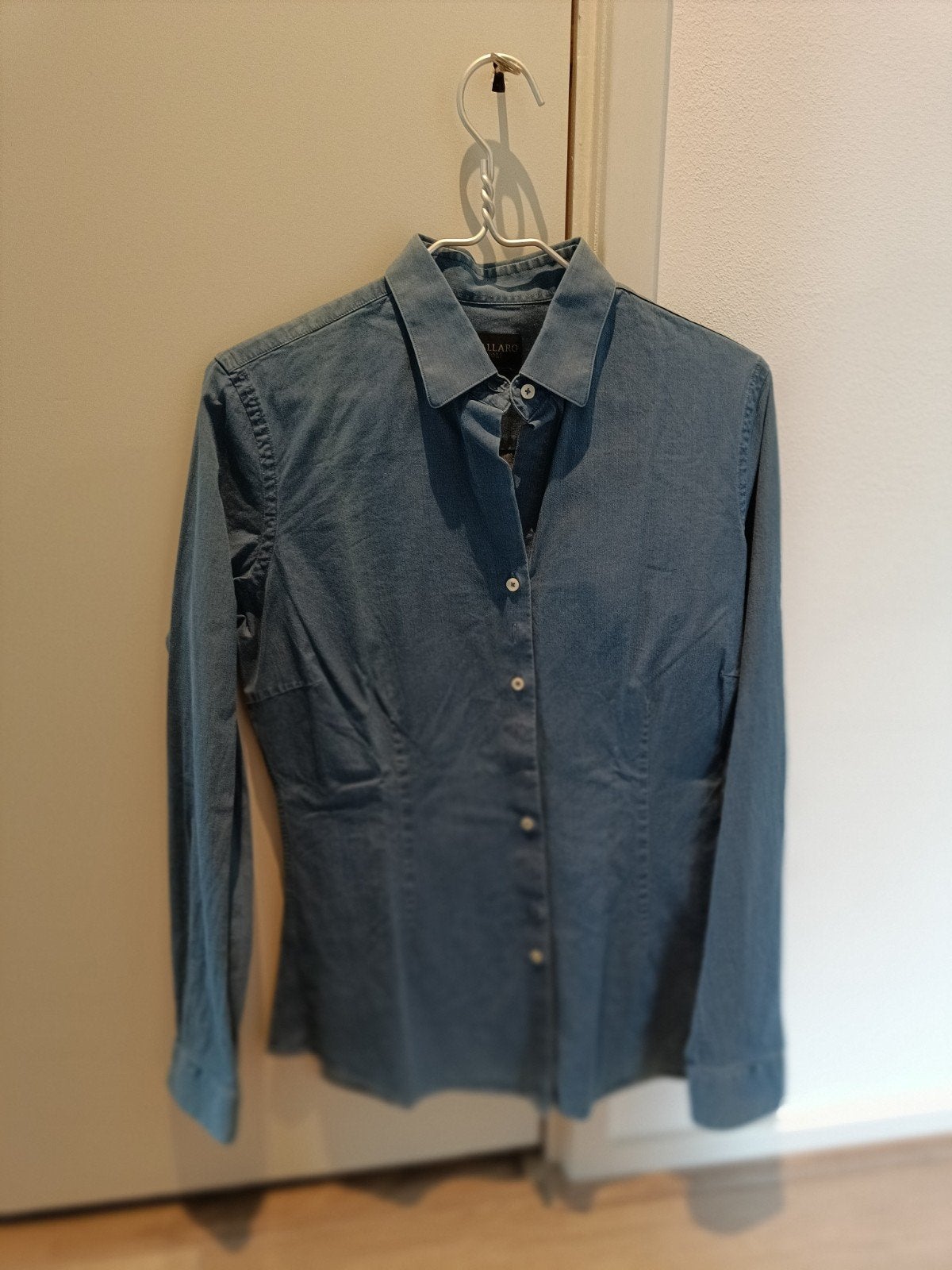 cavallaro Napoli dames spijkerblouse, Ophalen of Verzenden, Zo goed als nieuw, Maat 38/40 (M), Blauw