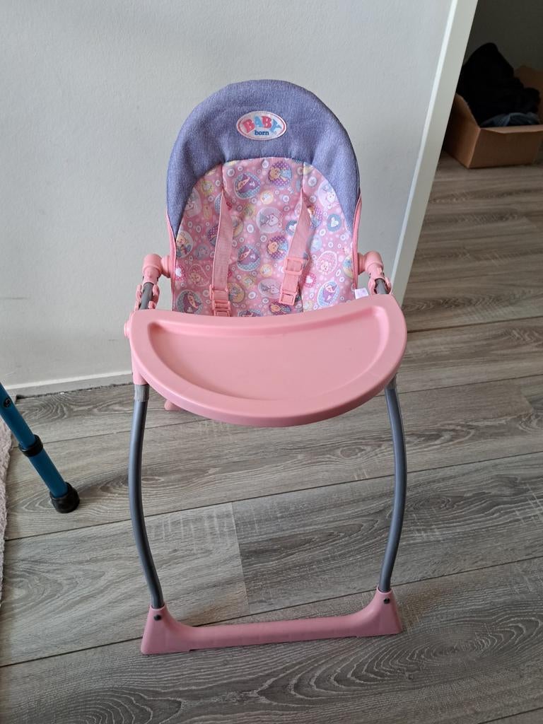 Baby Born poppenstoel / schommelstoel 3-in-1, Ophalen of Verzenden, Zo goed als nieuw, Babypop