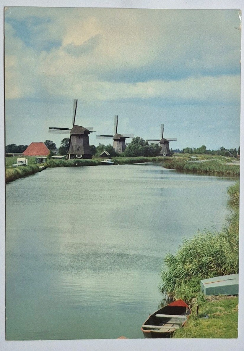 Oterleek  - Schermerhorn ( N.H. ) Strijkmolens  Poldermolens, Verzenden, 1960 tot 1980, Ongelopen, Noord-Holland