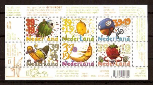 Nederland NVPH nr 2295 postfris Kinderpostzegels 2004, Postzegels en Munten, Ophalen of Verzenden, Na 1940, Postfris