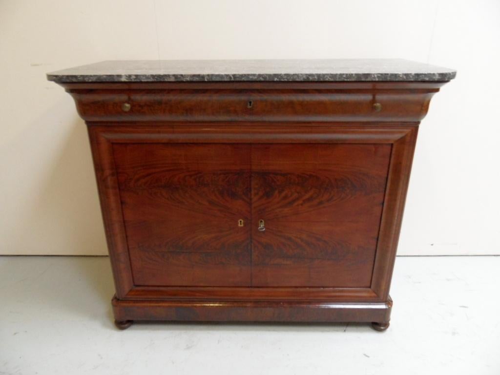antiek sideboard met marmer, Ophalen of Verzenden