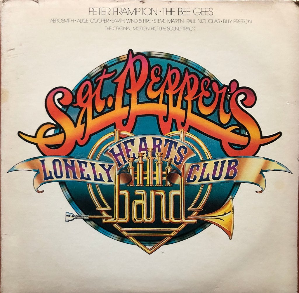 PETER FRAMPTON & THE BEE GEES 2 LP: SGT.PEPPER'S LONELY, Ophalen of Verzenden, Gebruikt, 12 inch