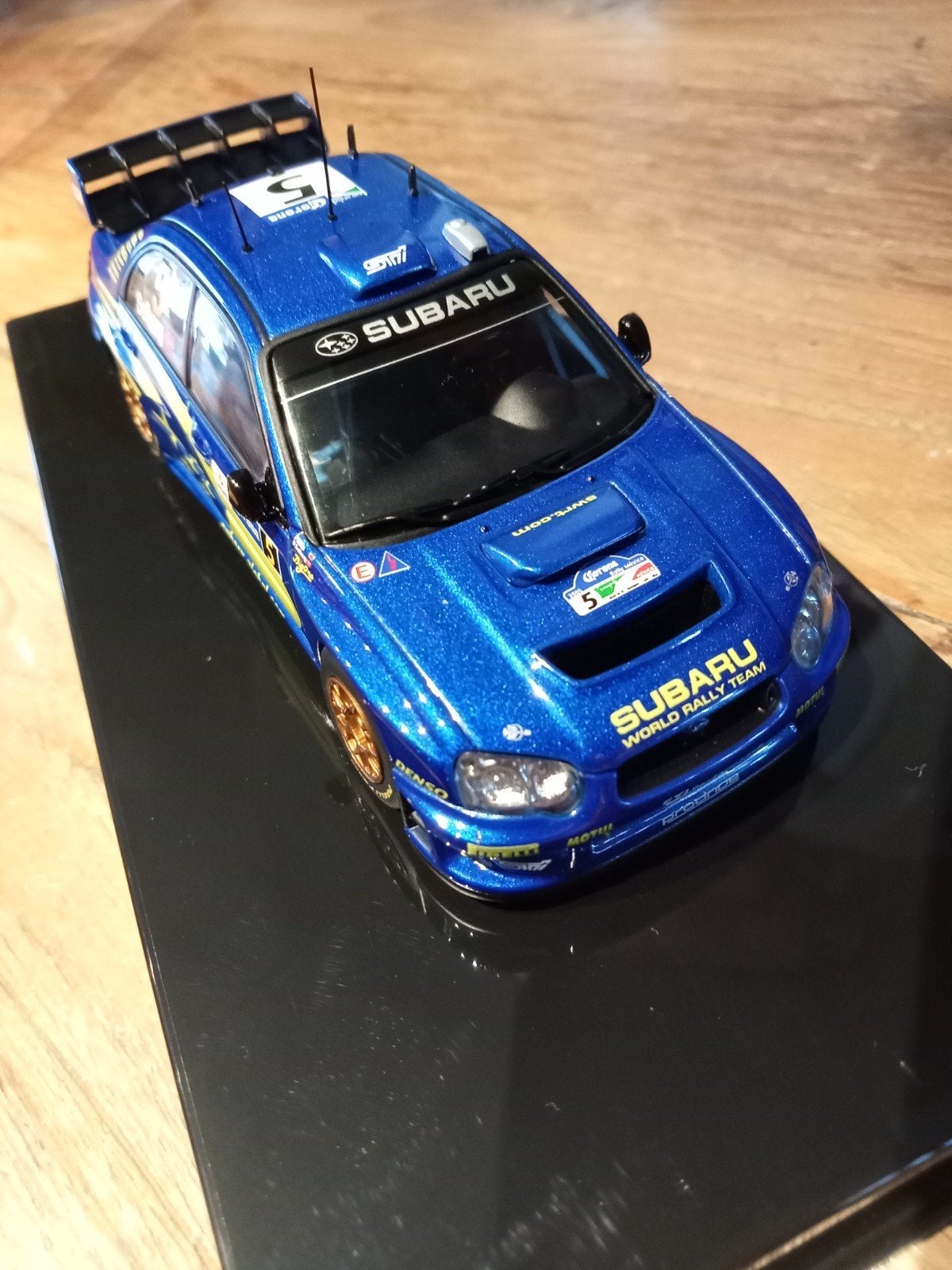modelauto 1:43 Subaru Impreza Solberg / Mills 2005, Ophalen of Verzenden, Gebruikt, Auto, Overige merken