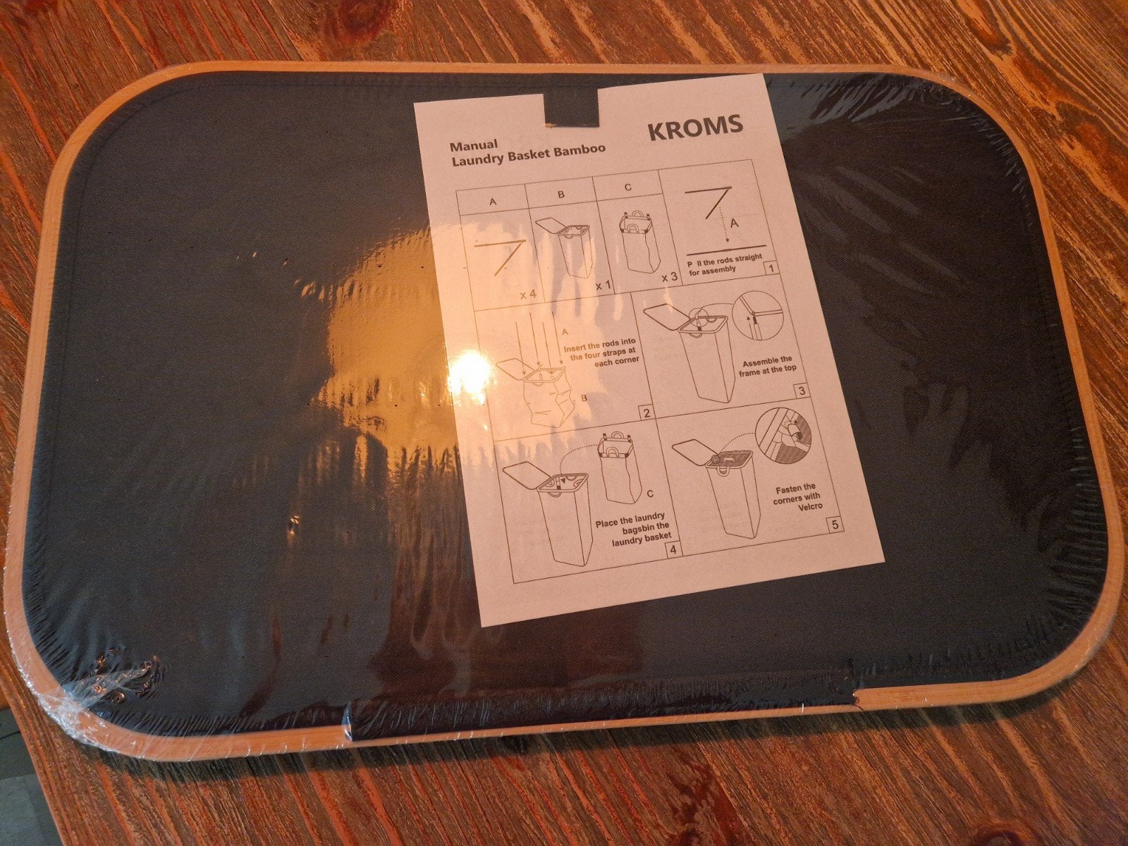 Kroms wasmand 3 vaks, Huis en Inrichting, Ophalen of Verzenden, Nieuw