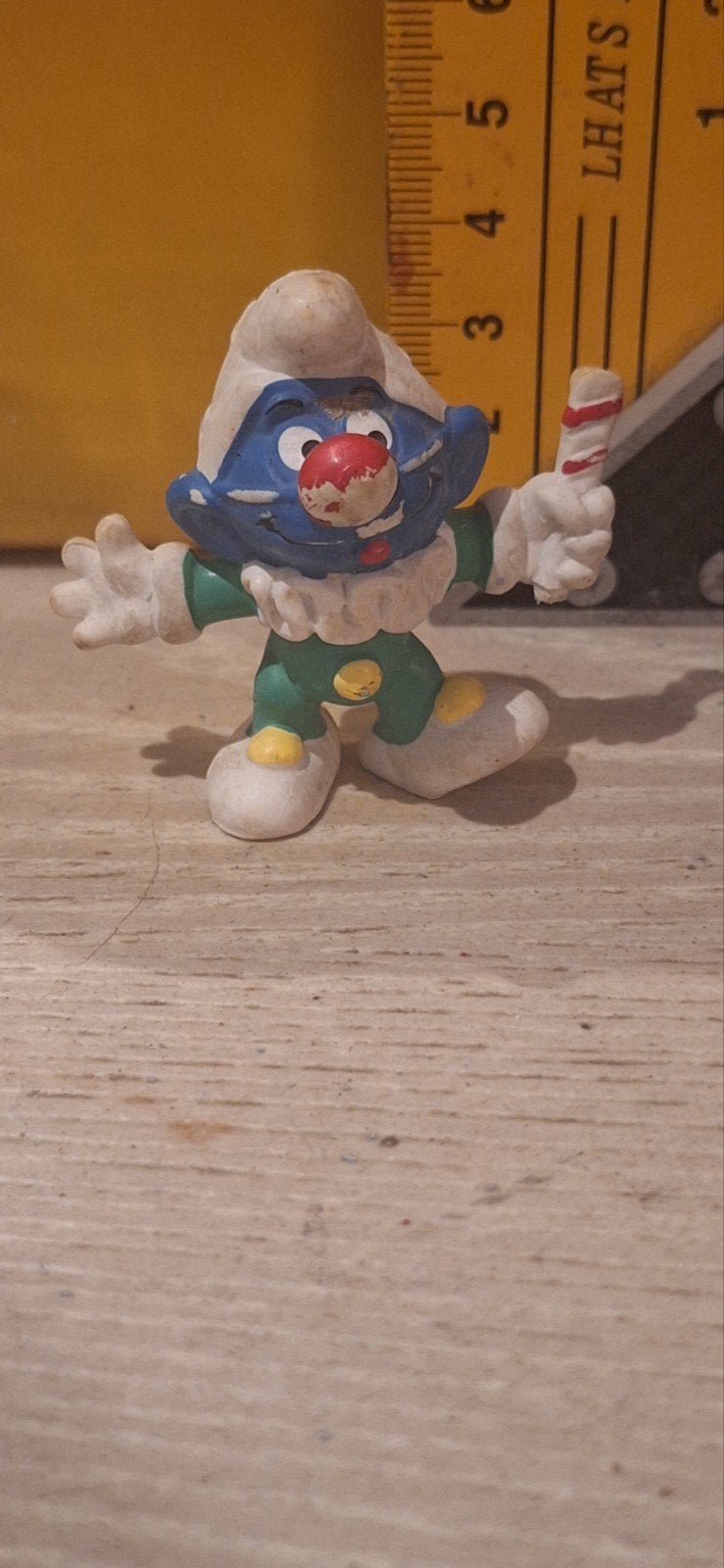 Smurf poppetje clown (001), Verzamelen, Gebruikt, Duitsland, Verschillende Smurfen, .