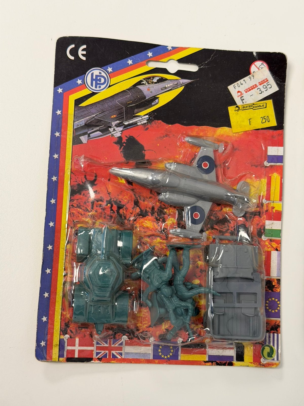 Vintage HP Militaire Speelgoedset Blister 1990 NOS militair, P, P, P, Nieuw