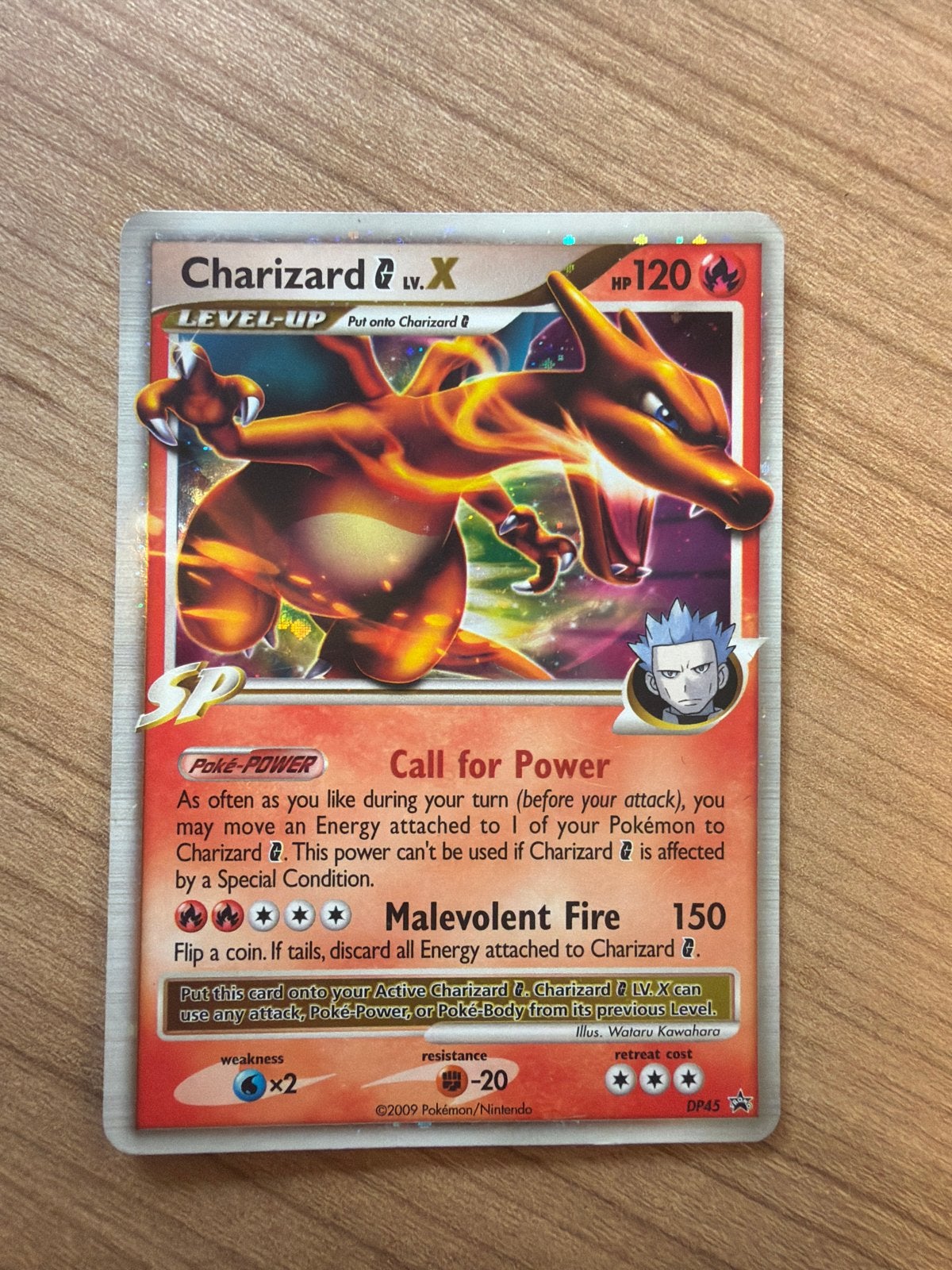 Charizard LV.X Pokémon kaart DP45, Hobby en Vrije tijd, Verzamelkaartspellen | Pokémon, Ophalen of Verzenden, Zo goed als nieuw