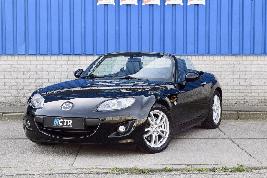 Mazda MX-5 1.8 TS+ BBR 175 Bilstein Cruise Control Airco, Stoelverwarming, Achterwielaandrijving, Gebruikt, Zwart