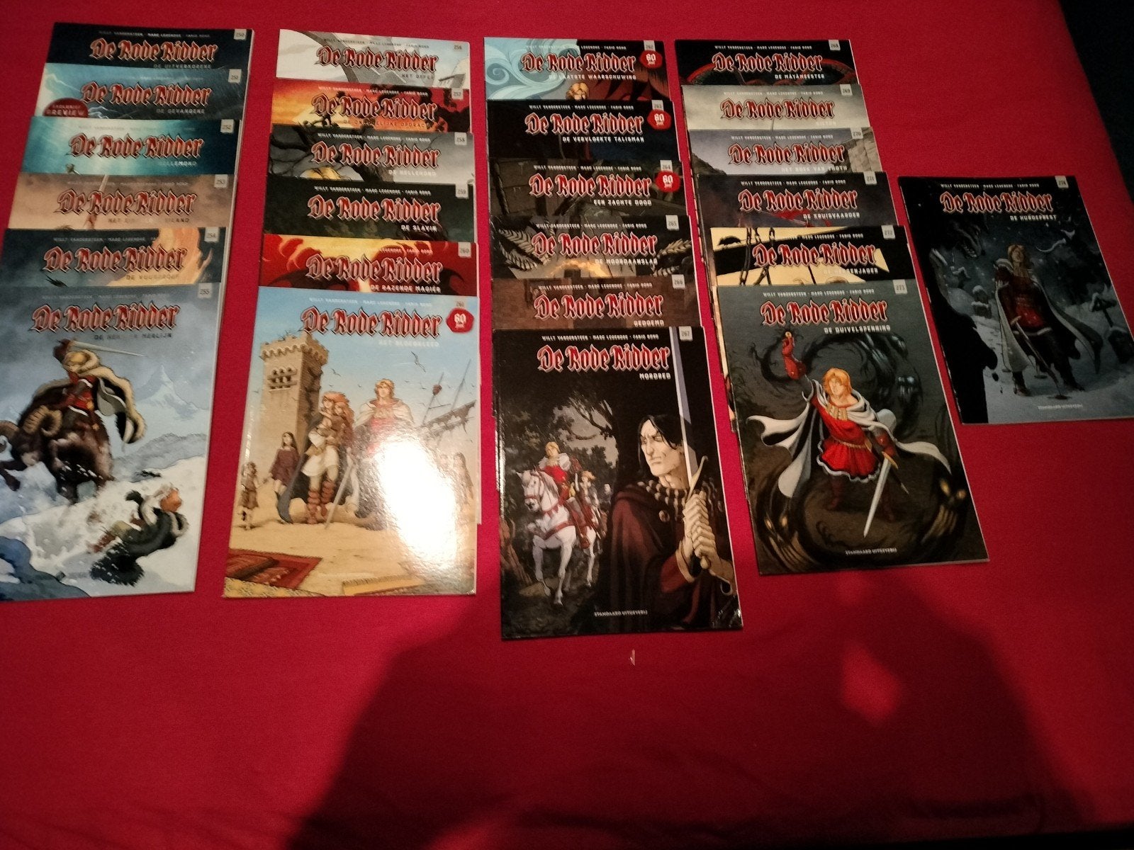 Rode Ridder, 25 albums z.g.a.n., Meerdere stripboeken, Ophalen of Verzenden, Zo goed als nieuw, Bono