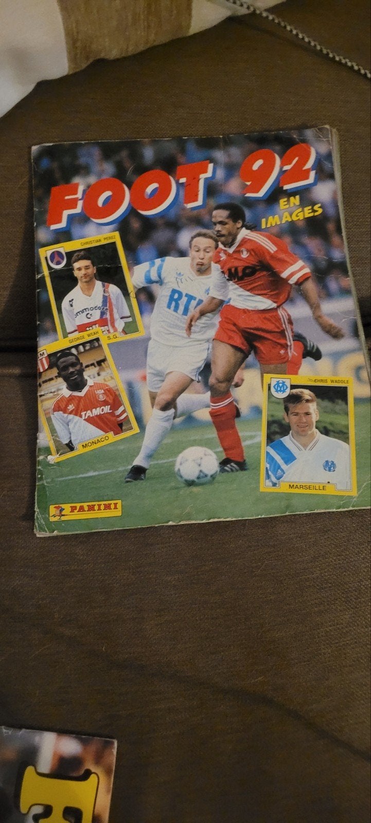 Panini Foot 92 Stickerboek - Compleet met Zidane, Ophalen of Verzenden, Buitenlandse clubs, Poster, Plaatje of Sticker