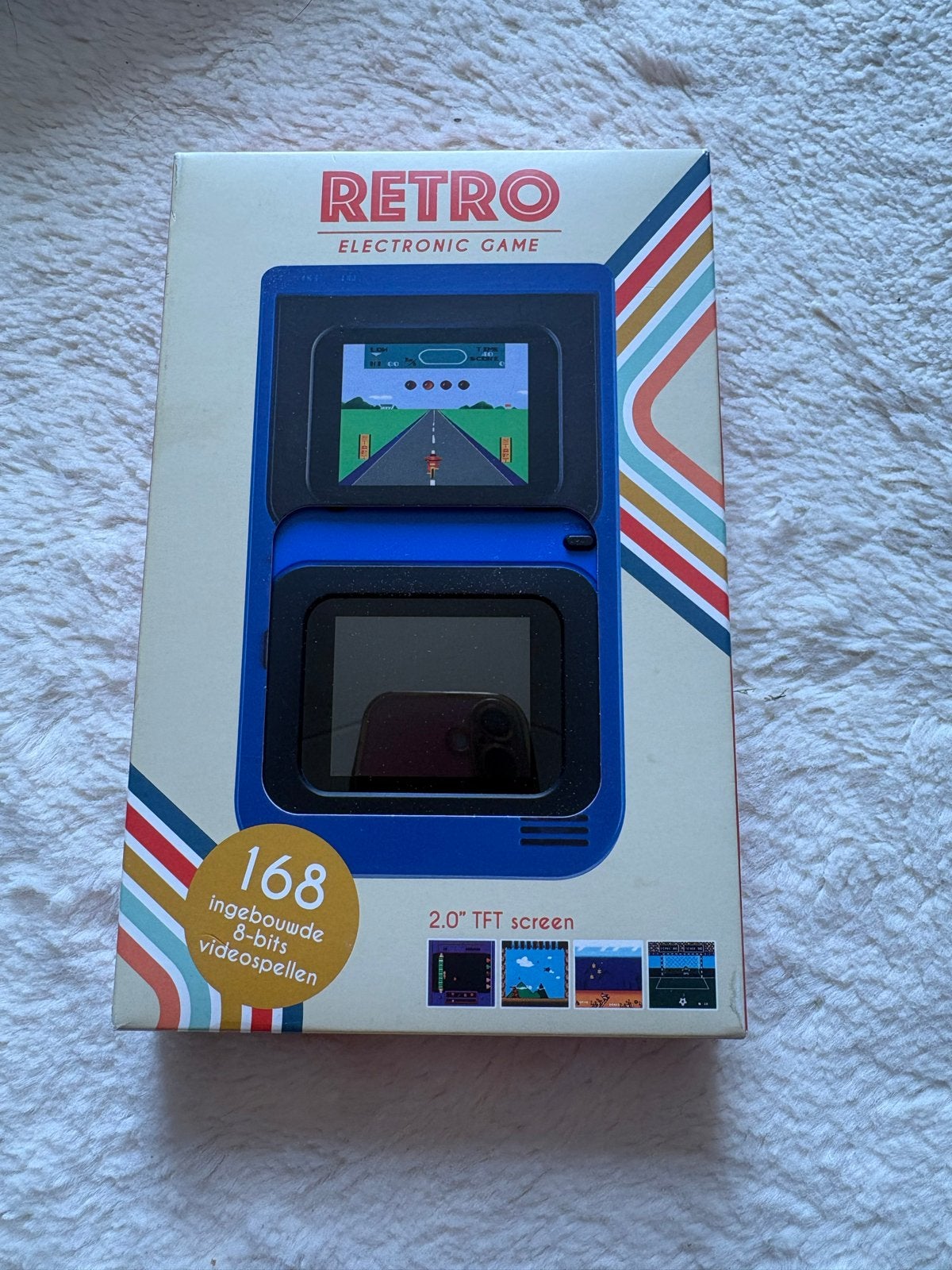 Retro Electronic Game Handheld Console 168 Spellen, Spelcomputers en Games, Spelcomputers | Overige, Nieuw, Overige merken, Ophalen