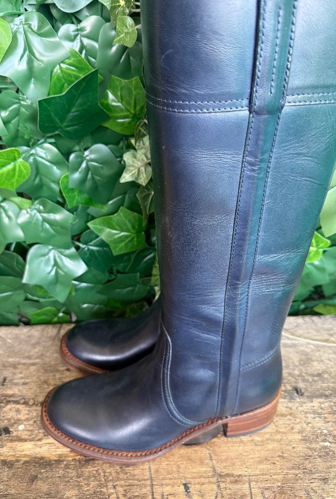 Prachtige hoge leren laarzen van Sendra , maat 38, Blauw, Nieuw, Ophalen of Verzenden, Sendra
