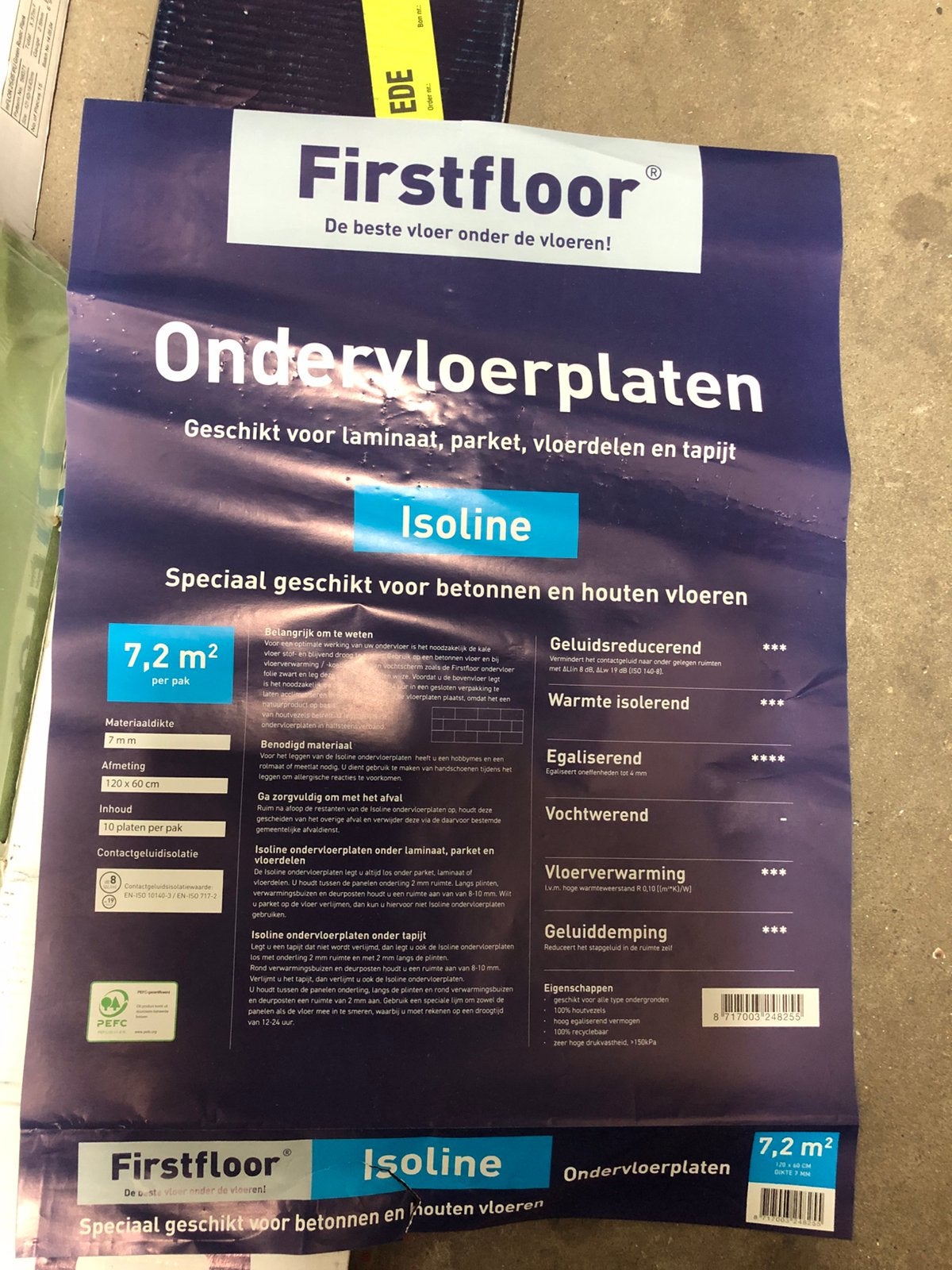 Ondervloerplaten, Ophalen, 50 tot 150 cm, Overige typen, Nieuw