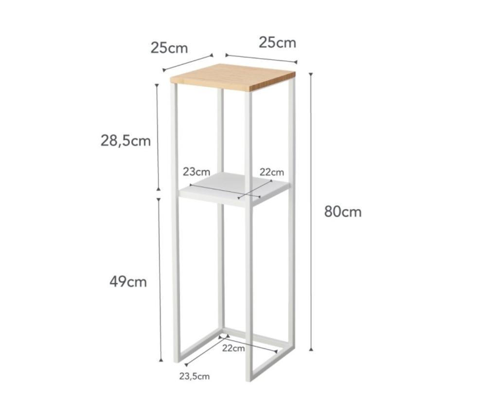 Yamazaki Open Kastje 2 niveaus Tower Wit | Van €99, nu, 100 tot 150 cm, Yamazaki, Yamazaki, Yamazaki