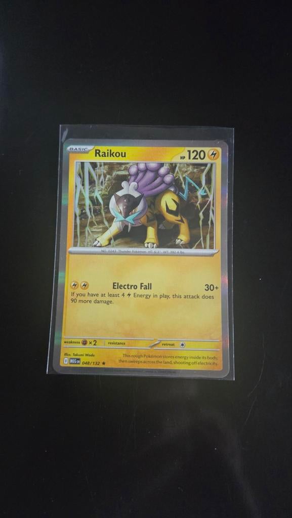 Raikou (Holo) 048/132 - Mega Evolution - Near Mint, Verzenden, Zo goed als nieuw, Losse kaart, Foil