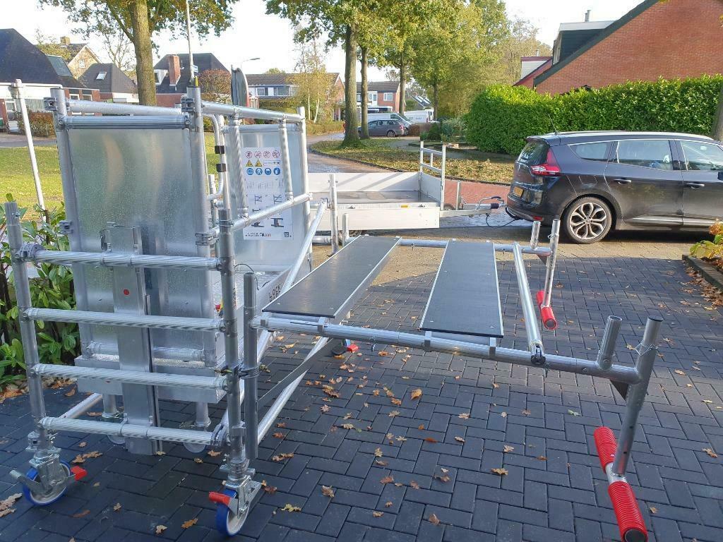 Lease / koop uw rolsteigers, aanhangers, valbeveiling, etc., Doe-het-zelf en Verbouw, Steigers, Ophalen of Verzenden, Nieuw, Rolsteiger of Kamersteiger