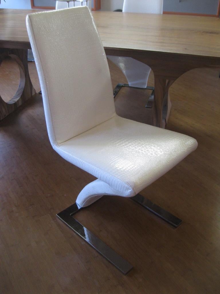 Set van 4 Z-stoelen naar Rolf Benz, Huis en Inrichting, Fauteuils, Gebruikt, 75 tot 100 cm, Ophalen