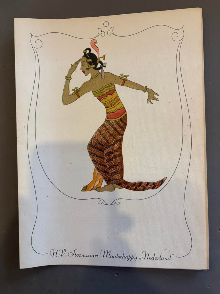 Oude menukaart, Ophalen of Verzenden