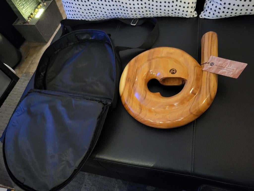 Mini travel Didgeridoo full kit., Muziek en Instrumenten, Blaasinstrumenten | Didgeridoos, Ophalen, Zo goed als nieuw