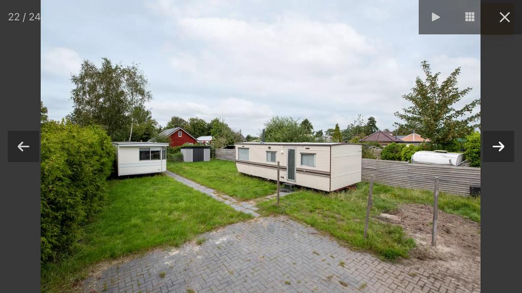 Grond bouwkavel stacaravan recreatiewoning arbeiderswoning, Caravans en Kamperen, Stacaravans, Tot en met 5