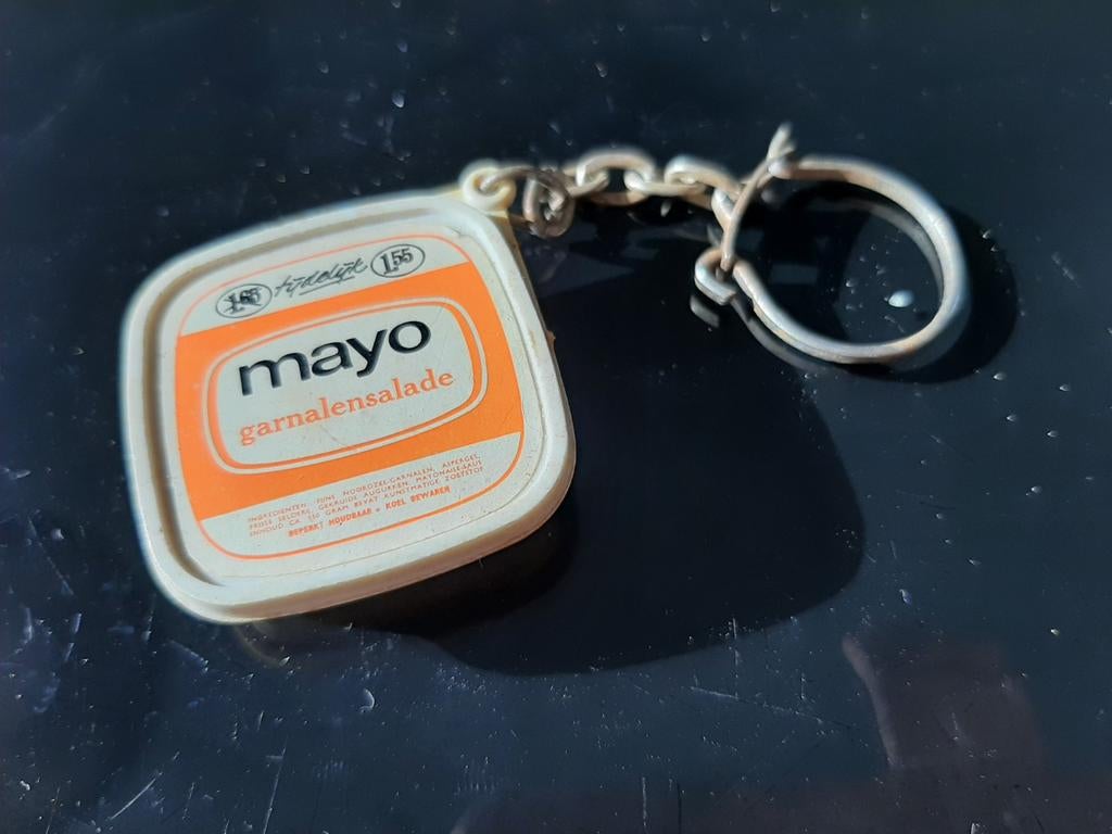 Sleutelhanger Mayo garnalensalade, Verzamelen, Ophalen of Verzenden, Nieuw