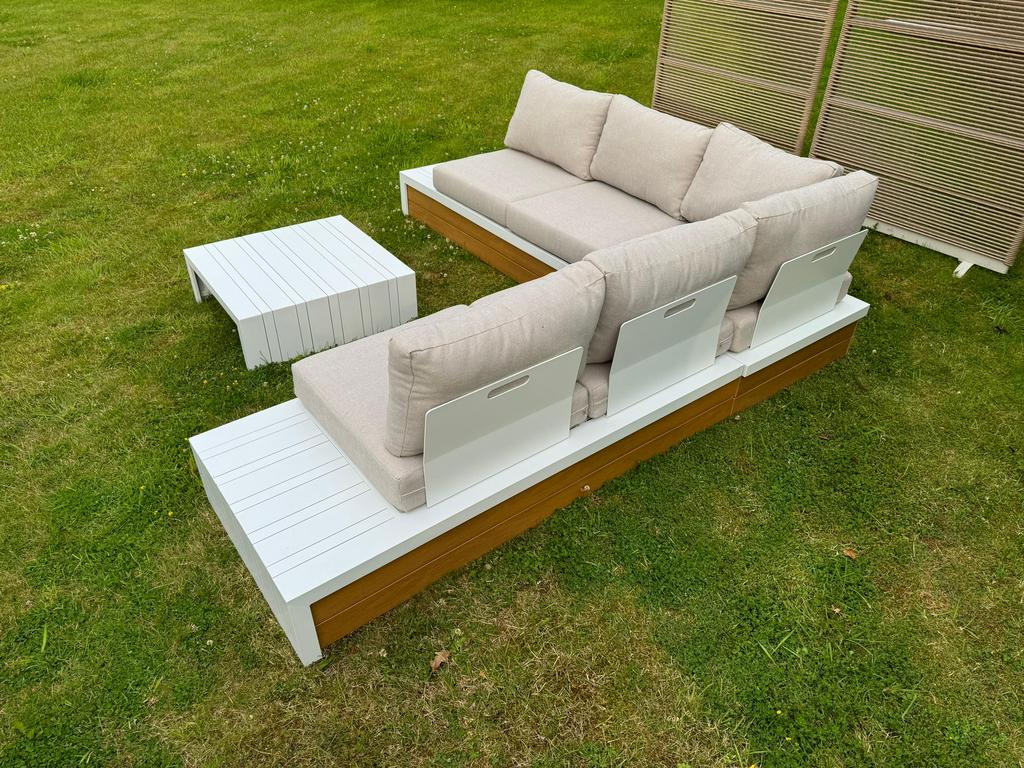 Nieuw loungeset loungebank tuinset IBIZA leegverkoop OP=OP, Tuin en Terras, Tuinsets en Loungesets, Meer dan 8 zitplaatsen, Ophalen of Verzenden