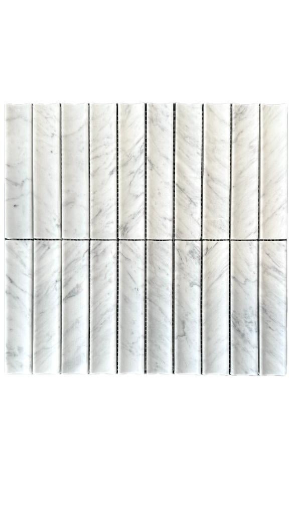 Mozaiek Kit Kat Conclave Bianco Carrara 151x30x15mm voorraad, Doe-het-zelf en Verbouw, Tegels, Nieuw, Ophalen of Verzenden, Minder dan 20 cm