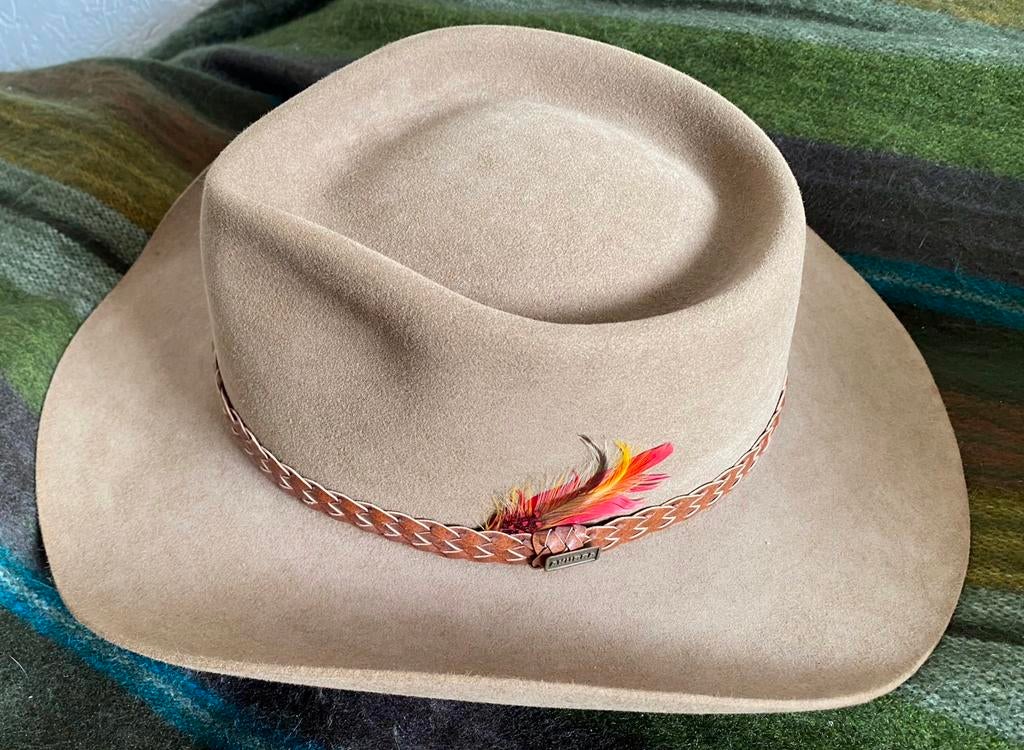 Echte Akubra, mt 61 Gekocht in Australië (zie omschrijving), Ophalen of Verzenden, Nieuw, 60 cm (XL, 7½ inch) of meer, Hoed