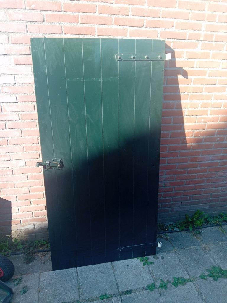90x177cm opgeklampte boerderijdeur van watervast multiplex z, Doe-het-zelf en Verbouw, Deuren en Horren, Ophalen, 80 tot 100 cm