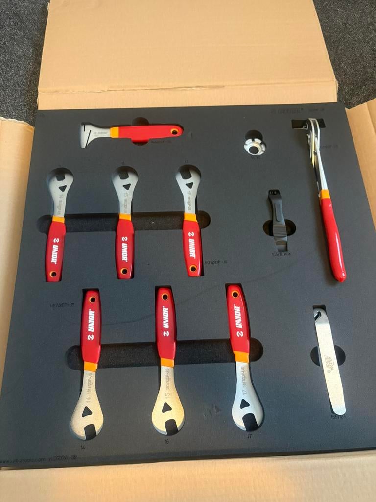 Unior conussleutel fietsgereedschap 11-delig (SET6‑2600W‑SB)