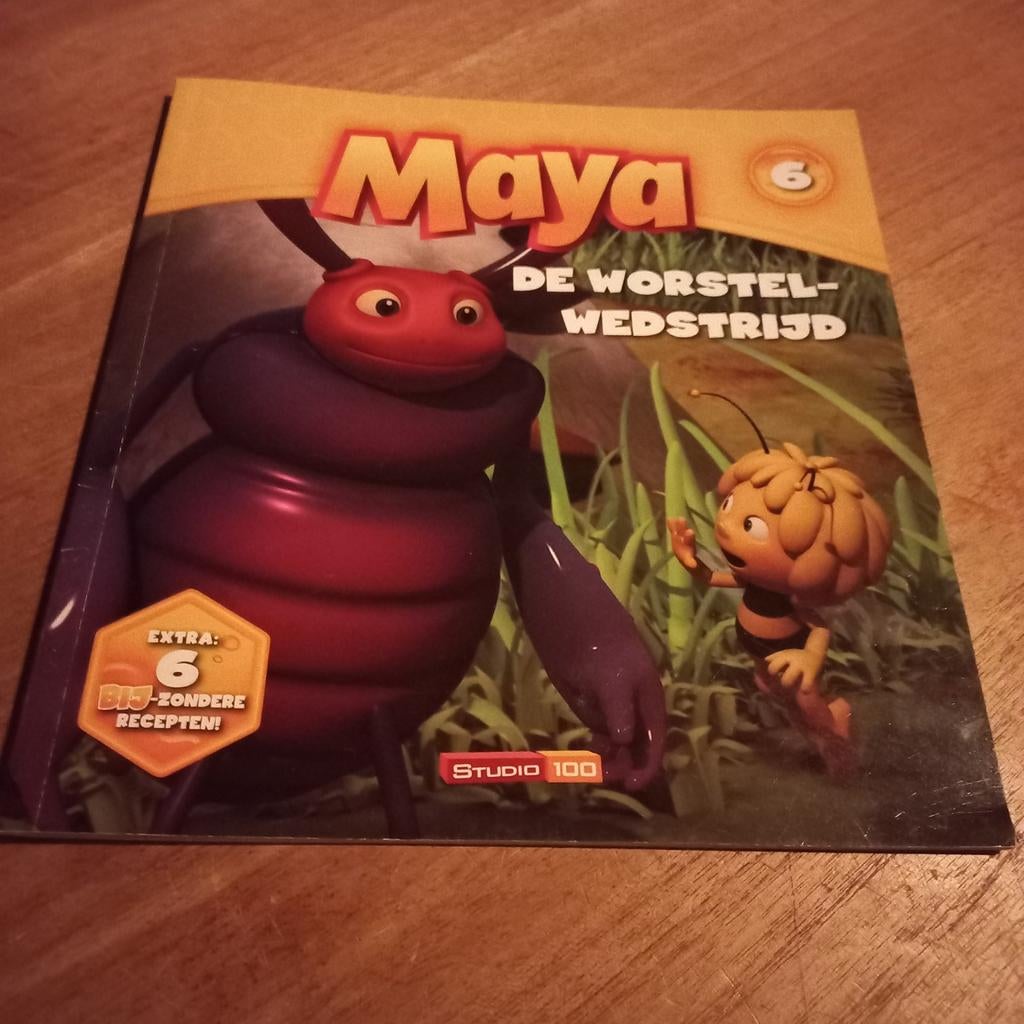 Maya de worstelwedstrijd - Maya de bij - boekje, Ophalen of Verzenden, Gelezen, Fictie algemeen