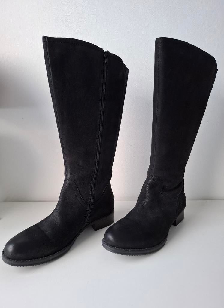 JJ Footwear laarzen maat 41 (schachtmaat XL), Kleding | Dames, Schoenen, Ophalen, Zo goed als nieuw, Zwart, Hoge laarzen