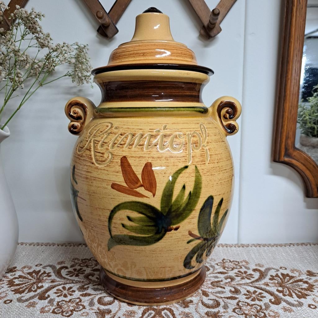 Mooie grote vintage Rùmtopf pot West Germany, Antiek en Kunst, Antiek | Vazen, Ophalen of Verzenden