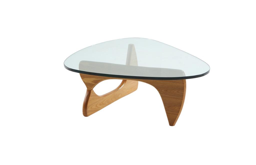 Noguchi Koffietafel/ Salontafel Isamu, Huis en Inrichting, Tafels | Salontafels, 50 tot 100 cm, 50 tot 75 cm, Glas, Nieuw