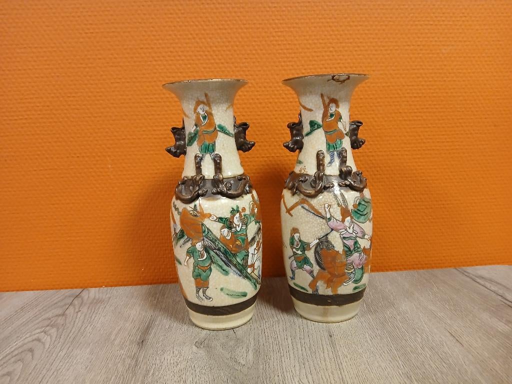 nanking vaas, Antiek en Kunst, Ophalen of Verzenden