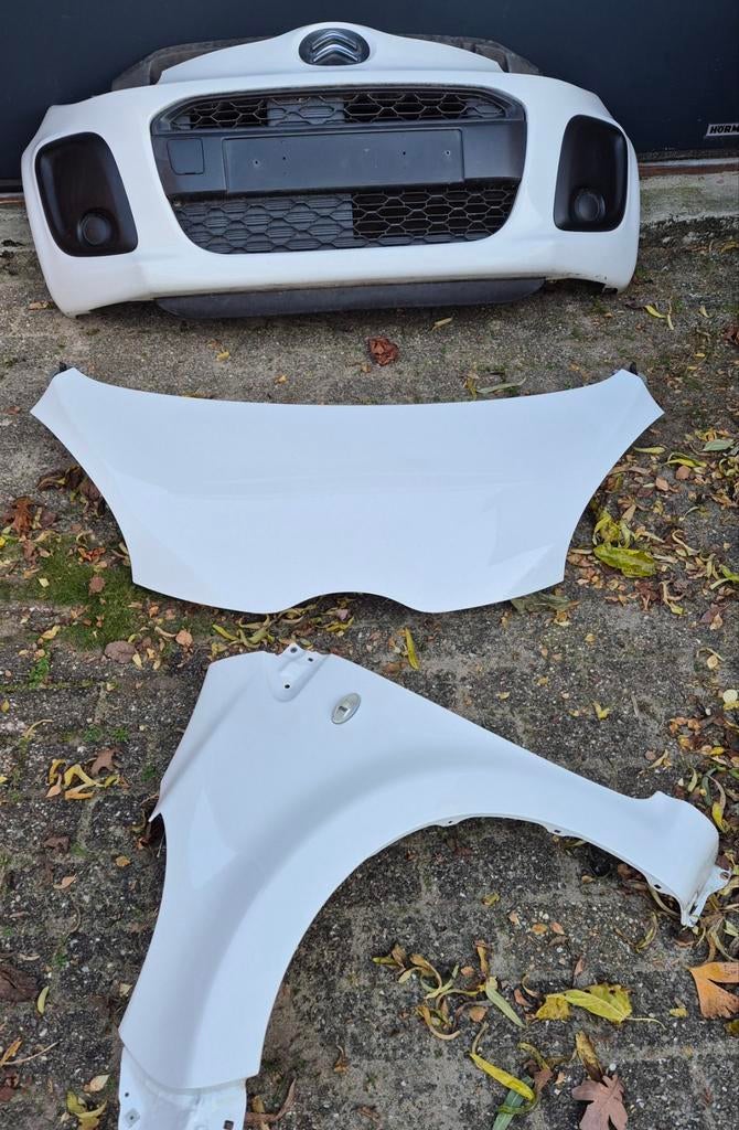 FACELIFT C1 CITROËN 2012-2014 VOORBUMPER MOTORKAP, Auto-onderdelen, Gebruikt, Citroën, Voor, Ophalen of Verzenden