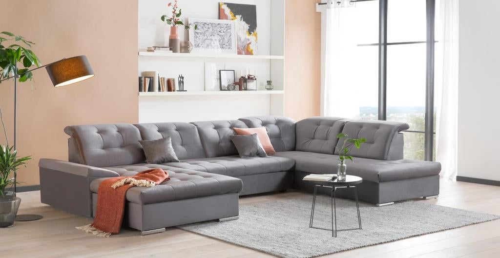 Nieuwe Ubank met bed + 2x opberg diverse kleuren en stoffen, Ophalen of Verzenden, Nieuw, Vierpersoons of meer