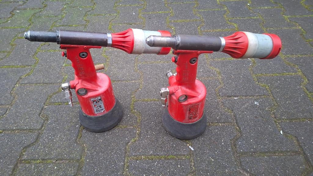 2x Far Rac 180 pneumatische popnagel tang blindklink tang, ., Ophalen of Verzenden, Zo goed als nieuw, .