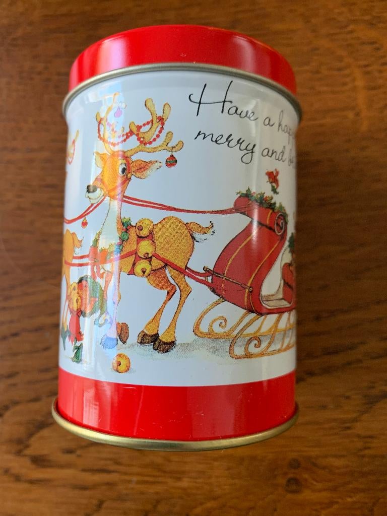 "Kerstblikje met Dekseltje" Nieuw, Ophalen of Verzenden, Nieuw