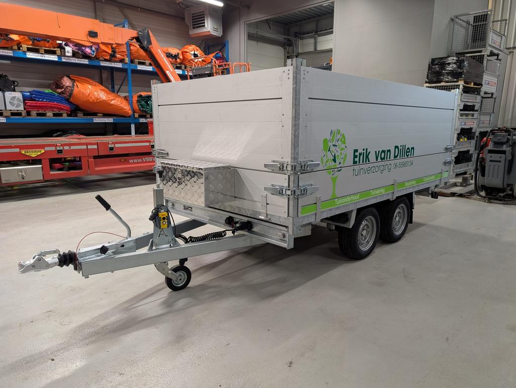 2026 Anssems KSX elektrische kieper 3000kg, Auto diversen, Aanhangers en Bagagewagens, Ophalen, Nieuw