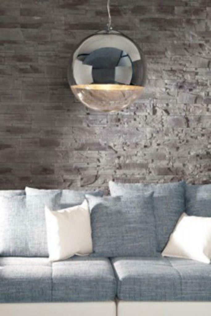 Moderne Stijlvolle Led-Globe. Chroom/Glas. Exclusief Design!, Ophalen of Verzenden, Nieuw, Glas